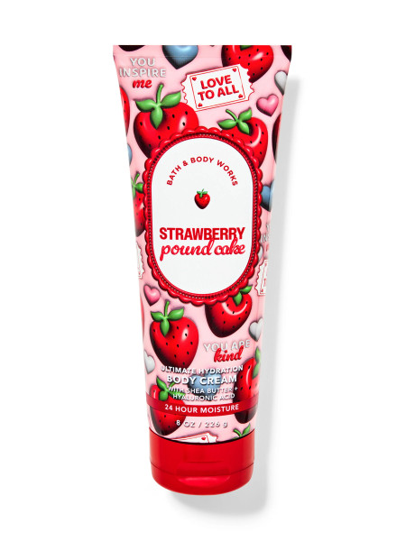 Крем для тіла Strawberry Pound Cake від  Bath and Body Works