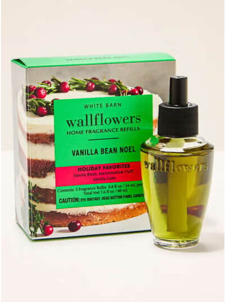 Змінний блок Vanilla Bean Noel Wallflowers Fragrance Refill  2-Pack
