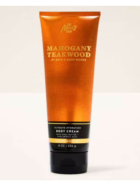 Крем для тіла з олією ши Mahogany Teakwood Bath and Body Works для чоловіків