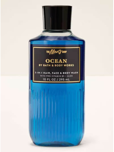 Шампунь для волосся і гель для душу 2в1 Bath and Body Works Hair & Body Wash Ocean