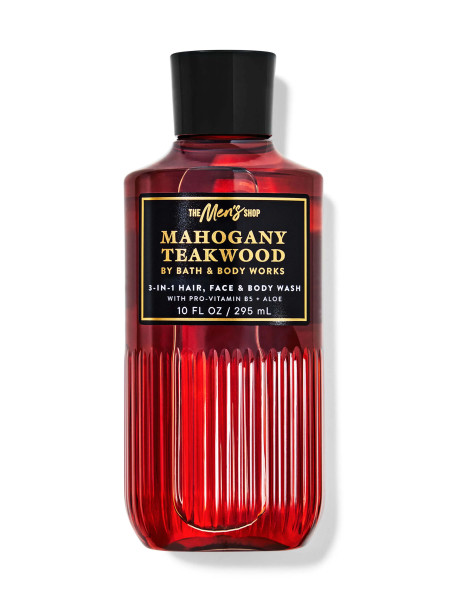  Шампунь для волосся і гель для душу 2в1 Bath and Body Works 2-in-1 Hair & Body Wash Mahogany Teakwood