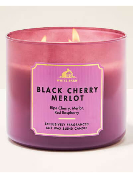 Ароматизована свічка Black Cherry Merlot Bath & Body Works