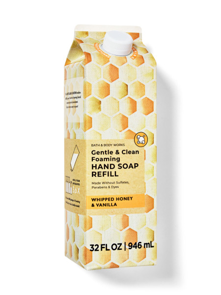 Мило для рук Whipped Honey & Vanilla Bath and Body Works (заправка  946 мл)