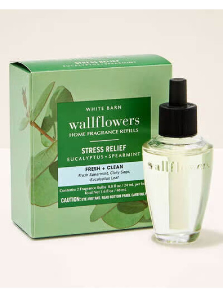 Змінний блок Stress Relief: Eucalyptus Spearmint Wallflowers Fragrance Refill  2-Pack