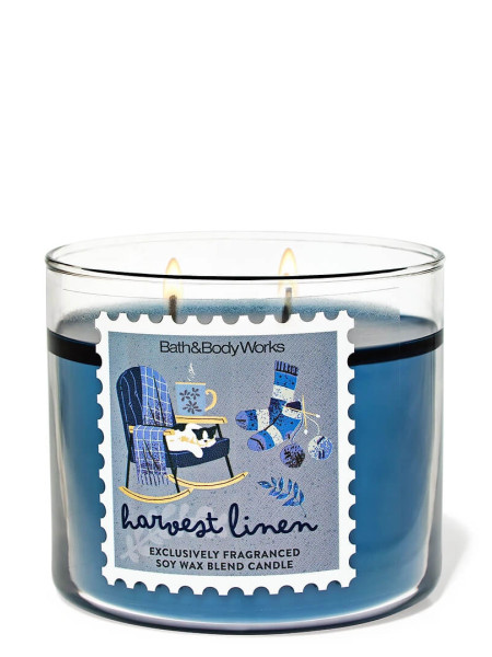 Ароматизована свічка Harvest Linen Bath & Body Works