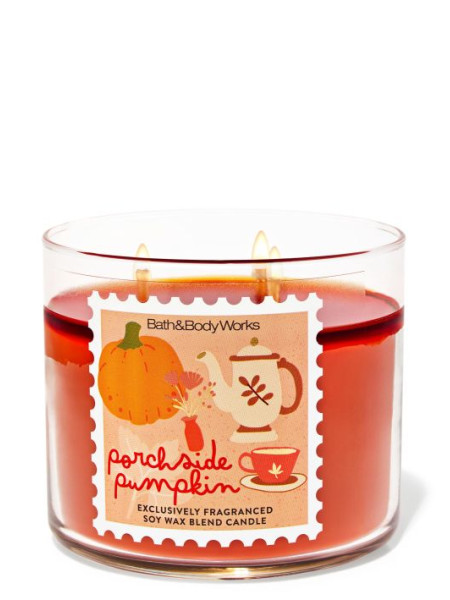 Ароматизована свічка Porchside Pumpkin Bath & Body Works