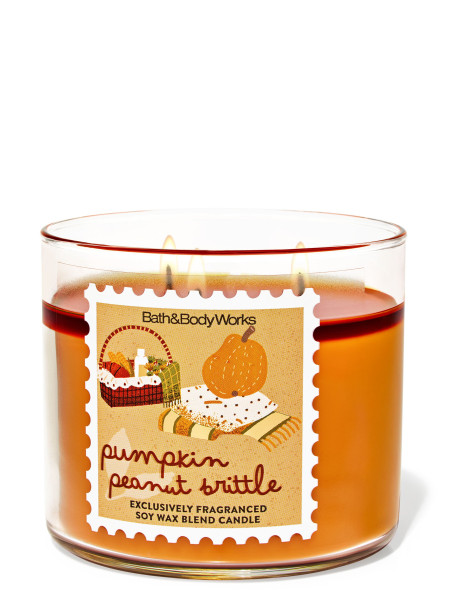 Ароматизована свічка Pumpkin Peanut Brittle Bath & Body Works
