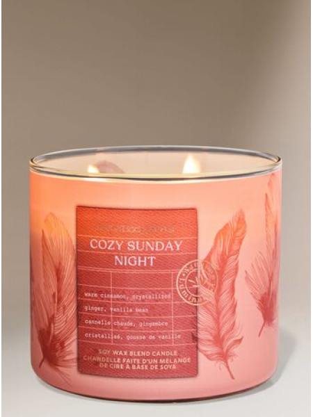 Ароматизована свічка Cozy Sunday Night Bath & Body Works
