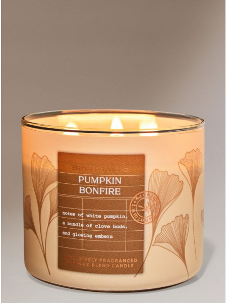 Ароматизована свічка Pumpkin Bonfire Bath & Body Works