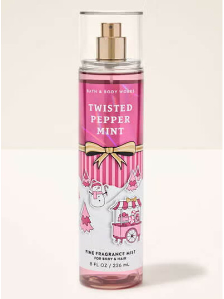 Спрей Twisted Peppermint від Bath and Body Works