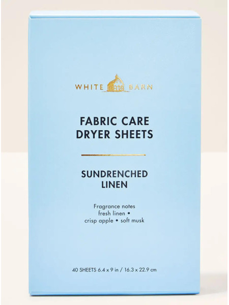Ароматизовані серветки для сушарки Bath & Body Works Sundrenched Linen / 40 шт 
