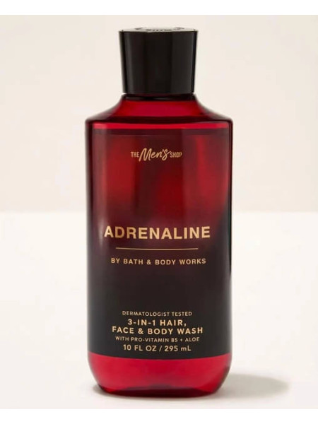 Шампунь для волосся і гель для душу 3в1 Bath and Body Works Hair & Body Adrenaline