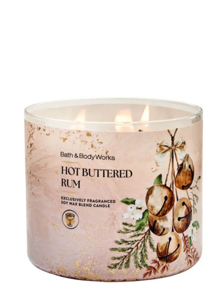 Ароматизована свічка Hot Buttered Rum Bath & Body Works