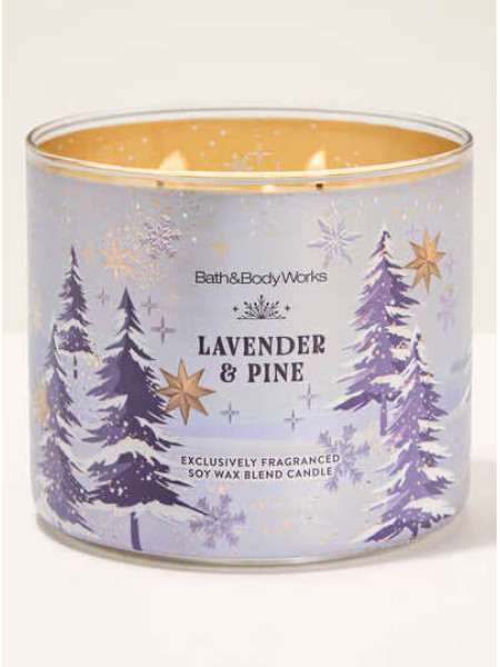 Ароматизована свічка Lavender & Pine Bath & Body Works