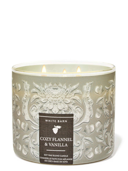 Ароматизована свічка Cozy Flannel & Vanilla Bath & Body Works