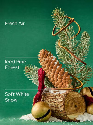 Змінний блок Frosted Sleigh Ride Wallflowers Fragrance Refill