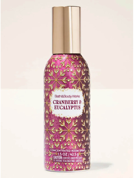 Концентрований спрей для оселі Bath and Body Works - Cranberry & Eucalyptus
