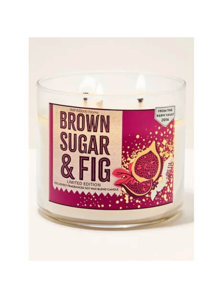 Ароматизована свічка Brown Sugar & Fig Bath & Body Works