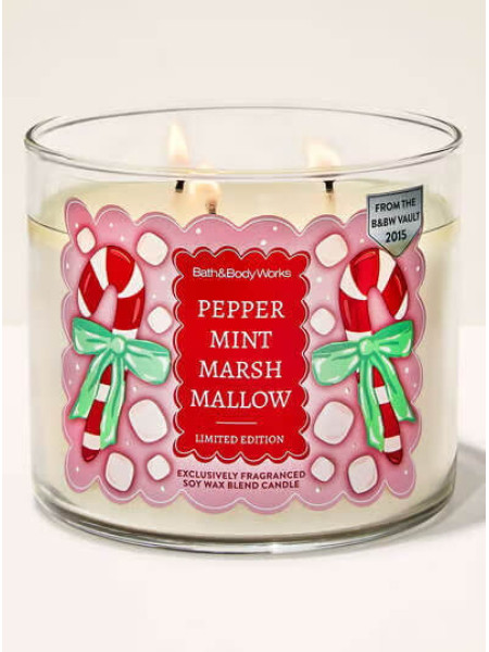 Ароматизована свічка Peppermint Marshmallow Bath & Body Works