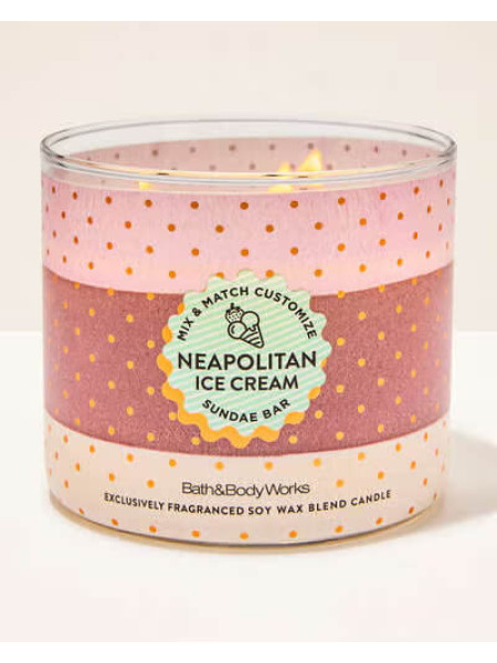 Ароматизована свічка Neapolitan Ice Cream Bath & Body Works