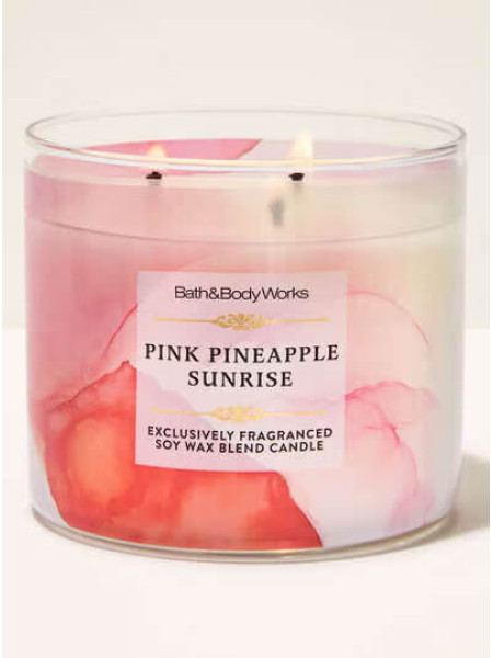 Ароматизована свічка Pink Pineapple Sunrise Bath & Body Works