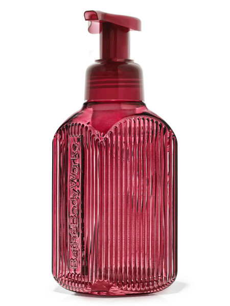 Прозорий диспенсер для мила Bath and Body Works - червоний