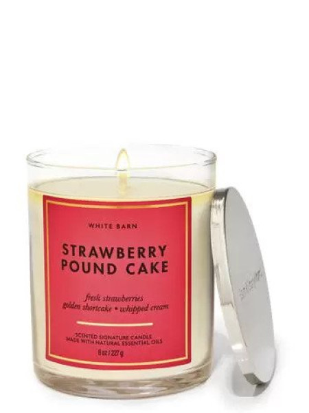 Ароматизована свічка Strawberry Pound Cake Bath & Body Works