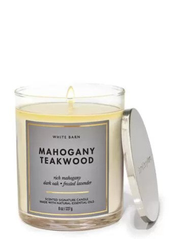 Ароматизована свічка Mahogany Teakwood Bath & Body Works