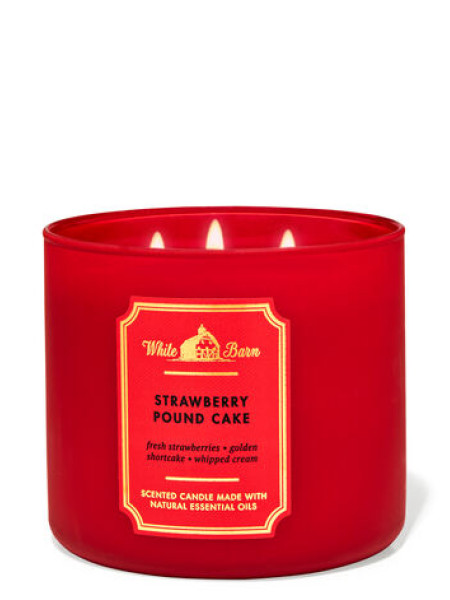 Свічка Strawberry Pound Cake від Bath And Body Works