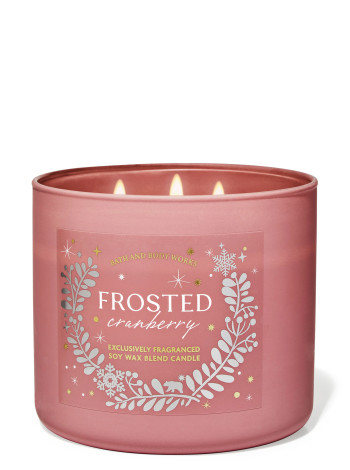 Свічка Frosted Cranberry від Bath And Body Works