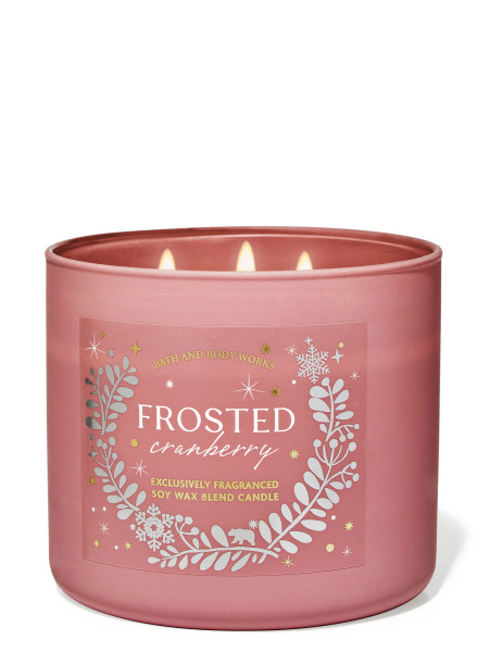 Свічка Frosted Cranberry від Bath And Body Works