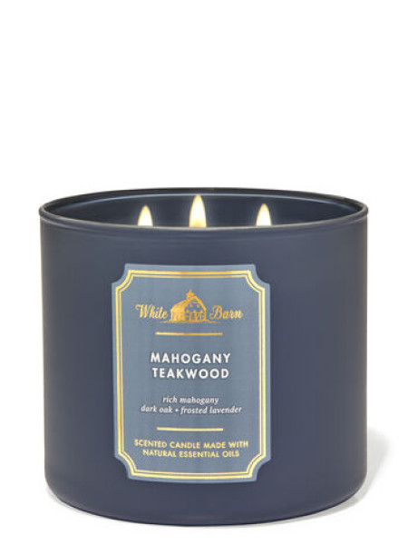 Свічка Mahogany Teakwood High Intensity від Bath And Body Works