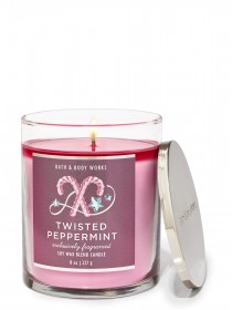 Ароматизована свічка Twisted Peppermint Bath & Body Works