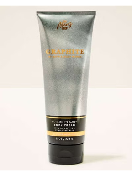 Крем для тіла з олією ши Graphite Men's Collection Bath and Body Works для чоловіків