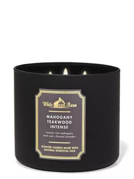Свічка Mahogany Teakwood High Intensity від Bath And Body Works