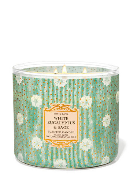Свічка White Eucalyptus & Sage Від Bath And Body Works