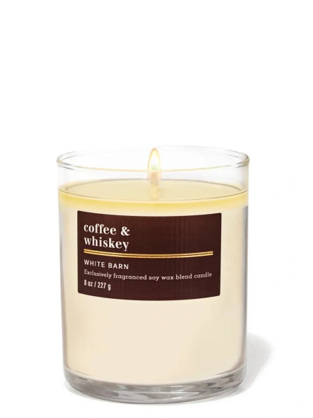 Ароматизована свічка Coffee & Whiskey Bath & Body Works