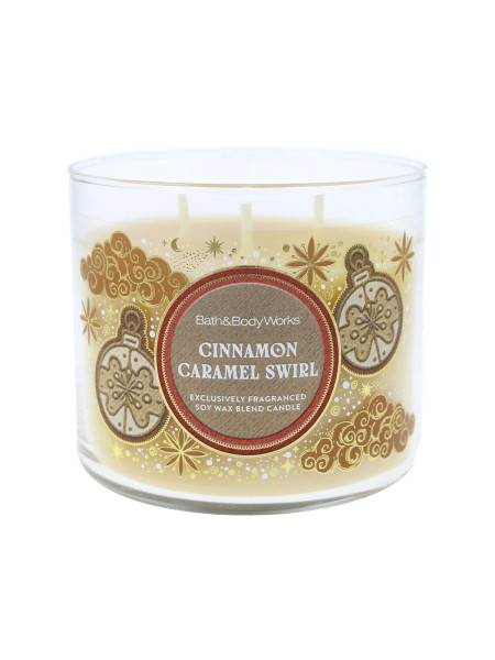 Свічка Cinnamon Caramel Swirl від Bath And Body Works