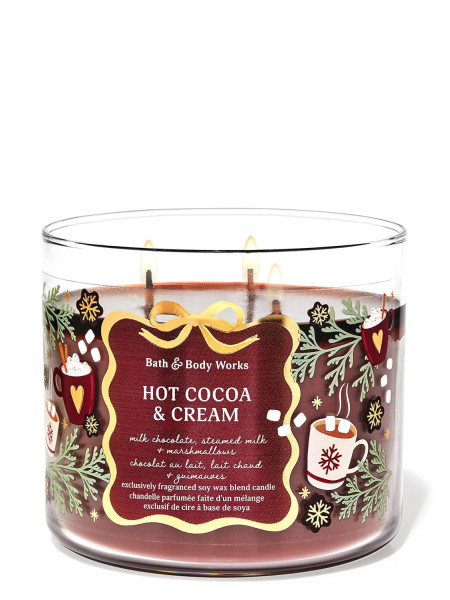 Свічка Hot Cocoa & Cream від Bath And Body Works