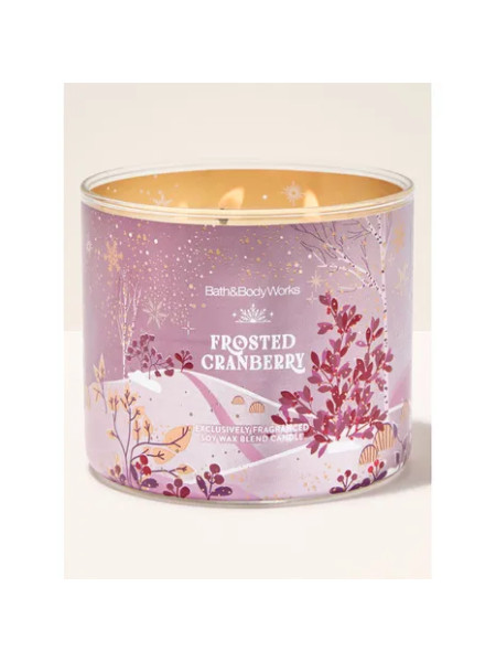 Ароматизована свічка Frosted Cranberry Bath & Body Works