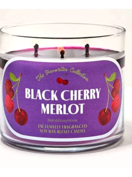 Ароматизована свічка Black Cherry Merlot Bath & Body Works