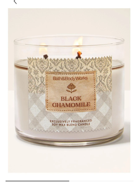 Свічка Black Chamomile від Bath And Body Works