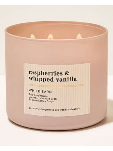 Свічка Raspberries & Whipped Vanilla від Bath And Body Works