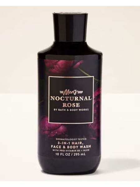 Шампунь для волосся і гель для душу 3в1 Bath and Body Works Hair & Body Nocturnal Rose
