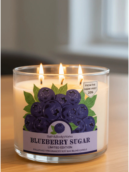 Ароматизована свічка Blueberry Sugar Bath & Body Works