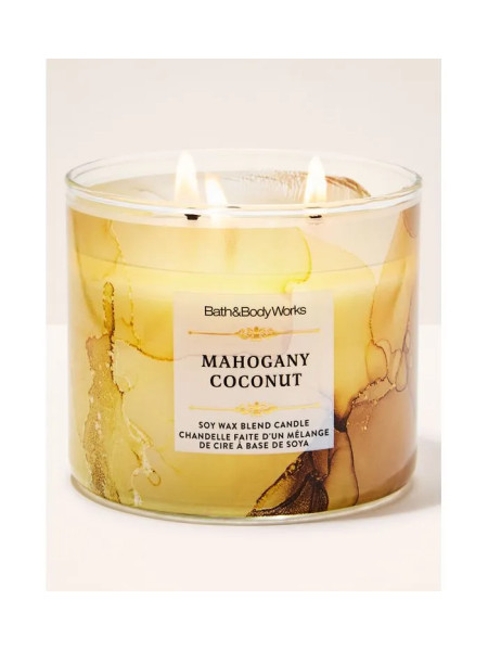Свічка Mahogany Coconut Bath & Body Works