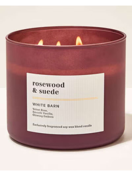 Ароматизована свічка Rosewood & Suede Bath & Body Works