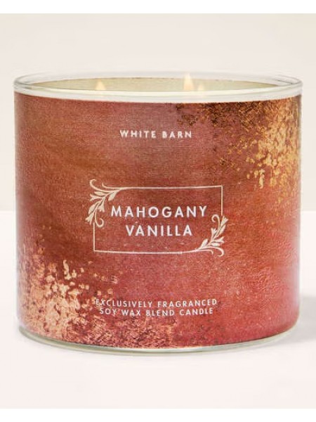 Свічка Mahogany Vanilla від Bath And Body Works