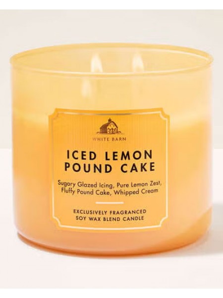Ароматизована свічка Iced Lemon Pound Cake Bath & Body Works