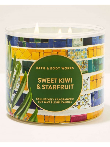 Свічка Sweet Kiwi & Starfruit від Bath And Body Works